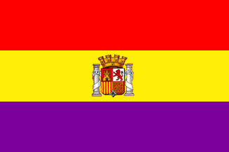 Bandera de la II Rep&uacute;blica Espanyola