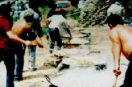 Les primeres Paelles de la Foia, el 1985