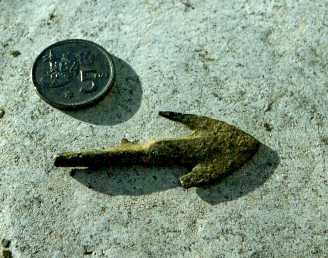 Punta de sageta de bronze